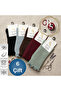 6-Piece Seamless Soft Women's Long Frilly Socks