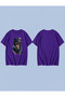 Monkey Farm Printed 100% Cotton Oversize Unisex T-Shirt Relaxed Fit T-Shirt