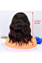Black Red Luminous Tulle Wig - 4