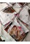Brand Handcrafted Needle Embroidered Writing 100% Cotton Muslin – 4 Sides Embroidered Elegant Headscarf 100X100 cm - 7