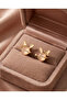 Gold Stone Clip-On Earrings, Small Size, No Need for Holes - 2