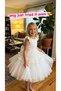 Lace Detailed Girls' Puffy Evening Dress, Cotton Lined, Special Occasion, 6-10 Years Old, Birthday, Graduation - 7