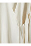 Esvab • Modern & Distinctive Double-Breasted Roba Collar Linen Blend Women's Kimono - 8