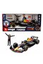 1:24 Oracle Red Bull Racing Rb19 Formula 1 Racing Car with Sergio Perez Figure 23 cm Licensed Model Vehicle Ages 6+