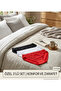 Red Black and White 3-Piece Lace Front Plain Back 94% Cotton Dowry Panties - 2