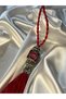 Tasseled Fiat Red Rearview Mirror Ornament - Auto Mirror Ornament