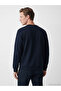 Rmz Gi̇yi̇m Farkiyla Zero Roba Collar Printed Men's Sweatshirt - 5