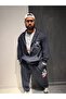 This Is My Therapy Printed 2 Thread Dark Navy Blue Tracksuit Set 100% Cotton - 2