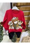 Baby Boy Seasonal Teddy Bear Printed Top and Bottom Set - 2