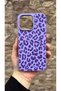 iPhone 15 Pro Max Compatible Leopard Printed Pack Silicone Shock-Absorbing Classic Protected Rubber Case - 2
