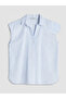 Blue Striped Women's Shirt - 3