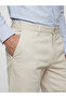 Beige Slim Fit Men's Chino Pants - 3