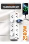 10 Way 2M 6 USB Power Extension Cord Surge Protector Strip Heavy Duty Universal Electrical Socket 3 USB-C, 3 USB-A PD 33W Max (2M) - 5