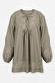 Jacquard Detailed Tunic Y0124 - Light Khaki - 7