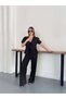 Front Tie Detailed Blouse and Pants Set - 4