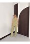 Double-Breasted Collar Gold Buttoned Vest and Trousers Set - 4