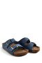 Navy Blue Daily Beach Pool Beach Slippers Unisex Children's Slippers - 6