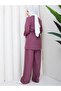 Women's Waist Tie-Detail Pants Set - 6