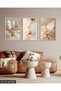 Elegant Flowers 3 Pieces Wooden Framed Painting Act - 4