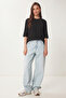 Padded Interlock T-Shirt Lus0085 Black