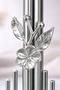 Silver Metal Stainless Flower Model Luxury Towel Napkin Holder Kitchen Serving Tray Dowry Tableware Organizer Zenith - 8