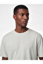 Regular Fit Viscose Blended Short Sleeve Crew Neck Basic T-Shirt - 3
