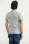 Printed Basic Short Sleeve T-Shirt - Gray - 5