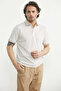 Polo Neck T-Shirt with Pockets - Beige - 2