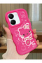 Vivo Y27S Compatible Shockproof Simple Red Silicone Phone Case Hello Kitty Pattern