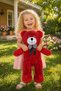 50 cm Cute Plush Teddy Bear with Bow Tie - Soft and Easy to Carry