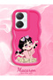 For Vivo Y27 Compatible Shockproof Simple Red Silicone Phone Case Cute Girl Pattern - 2
