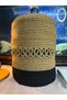 Bottle Cover with Jute Straw Bamboo Pattern, Natural Jute Look, Decorative Basket, Bottle Cover - 4
