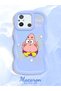 Redmi 11A Compatible Shockproof Simple Blue Silicone Phone Case Spongebob Pattern - 2