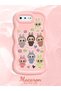 iPhone 8 Plus Compatible Shockproof Simple Pink Silicone Phone Case Labubu Pattern - 2