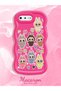 iPhone 8 Plus Compatible Shockproof Simple Red Silicone Phone Case Labubu Pattern - 2