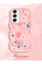 Samsung Galaxy A16 Compatible Shockproof Simple Pink Silicone Phone Case Flower Pattern - 2