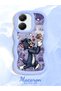 Poco X7 Pro Compatible Shockproof Simple Blue Silicone Phone Case Tom and Jerry Pattern - 2