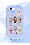 iPhone 6S Plus Compatible Shockproof Simple Blue Silicone Phone Case Labubu Pattern - 2