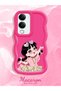 For Vivo Y29T 5g Compatible Shockproof Simple Red Silicone Phone Case Cute Girl Pattern - 2