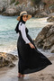 Long Strap Cotton Unlined Summer Dress - 6