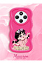 For Redmi 14C Compatible Shockproof Simple Red Silicone Phone Case Cute Girl Pattern - 2