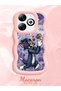 Infinix Smart 8 Pro Compatible Shockproof Simple Pink Silicone Phone Case Tom and Jerry Pattern - 2