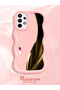 Samsung Galaxy A73 Compatible Shockproof Simple Pink Silicone Phone Case Cover Bmw Pattern - 2