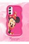 Samsung Galaxy A34 5g Compatible Shockproof Simple Red Silicone Phone Case Minnie Pattern - 2