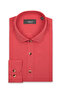 Costa Linen Cotton Linen Blend Comfort Fit Pink Classic Collar Men's Plain Shirt - 5