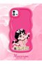 For Realme C20 Compatible Shockproof Simple Red Silicone Phone Case Cute Girl Pattern - 2