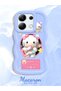 Redmi Note 13 4g Compatible Shockproof Simple Blue Silicone Phone Case Hello Kitty Pattern - 2