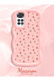 Redmi Note 11 Compatible Shockproof Simple Pink Silicone Phone Case Flower Pattern - 2