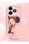 Tecno Spark 20 Compatible Shockproof Simple Pink Silicone Phone Case Minnie Pattern - 2