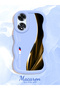 Oppo A60 Compatible Shockproof Simple Blue Silicone Phone Case Cover Bmw Pattern - 2
